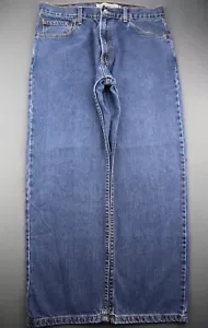 Jeans Vintage Uomo 2006 Levi's 505 Regular Fit Lavaggio Medio Tg 34x29 (Msr 34x28) - Foto 1 di 8
