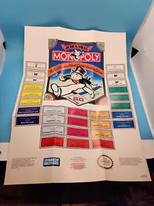 Monopoly PAR-6B-US NES Poster Foldout INSERT ONLY Authentic - Picture 1 of 2
