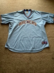 Majestic Cooperstown Collection Milwaukee Brewers Replica Trikot - Bild 1 von 6