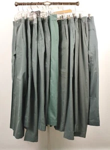 Men's VTG 1960s Lot of 11 Teal Blue Job Corp Pants Sizes 28-33 60s Trousers - Picture 1 of 9