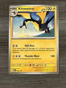 2023 McDonald's Pokemon Match Battle Trading Card TCG - Kilowattrel 008/015 🔥 - Picture 1 of 3