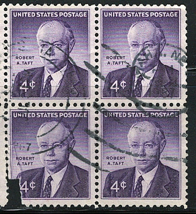 US Block of 4 Stamp,Scott# 1161 (used) - Image 1 of 1