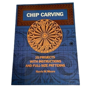 1976 Vintage Chip Carving: 25 Projects With Instructions and Full-Size Patterns - Picture 1 of 11