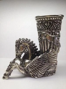 Sterling Silver Horse Cup - Picture 1 of 4