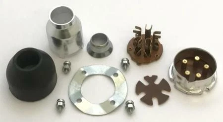 ENCHUFE DE FARO TRIUMPH TR5 TR6 TROPHY RÉPLICA LUCAS BSA RGS QD + ZÓCALO LU860159 Foto 1 de 1