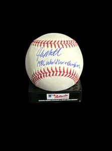 New York Mets John Mitchell signed MLB Baseball with w/Cert - Picture 1 of 1