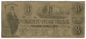1846 Bank of Norwalk Ohio OH $ 3 350-UNL (L0100) - Bild 1 von 2
