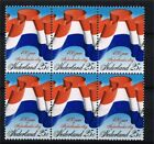 [A59_106b] - 1972 - Netherlands Stamps MNH NVPH 1011 Block Van 6 - Flags