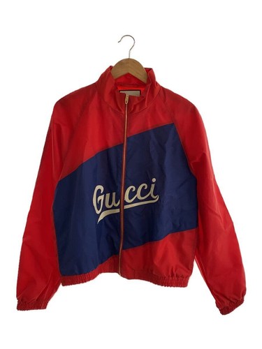 GUCCI Altro Bomber Giacca 48 Nylon ROSSO 618900