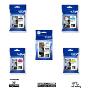 Original Brother LC422 CMYK/Multipack Tintenpatronen für MFC-J5740DW J6940DW Lot - Bild 1 von 6