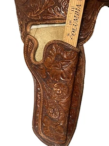 Old Westen Leather Holster gun belt Hand-made Cowboy Revolver, Pistol - Picture 1 of 18