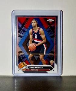 Tarjeta de novato Kris Murray 2023-24 Topps cromada NBA #84 Portland Trail Blazers - Imagen 1 de 2