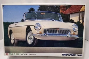 AOSHIMA 1/24 MG-B 1967 Model (MK-1) Euro Sports Club series *SEALED BAGS* - Picture 1 of 11