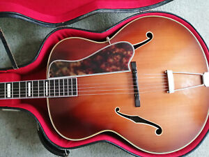 1949 Levin Archtop. 'Orchestra No: 4 Model'. All solid woods. Carved Top & Back.