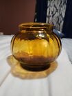 Vintage Amber Glass Made In Italy 