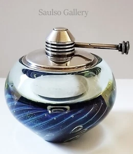 Robert Eickholt seltene Glas Sterling Silber Docht Laterne aus prominentem Nachlass - Bild 1 von 7