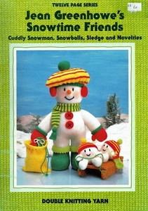 JEAN GREENHOWE'S SNOWTIME FRIENDS DELIGHTFUL KNITTING PATTERNS FOR SOFT TOYS - Picture 1 of 7