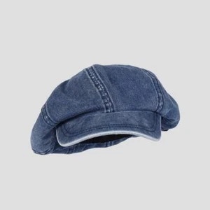 Damen Herren Unisex Mütze Schirmmütze Baskenmütze Denim Zeitungsjunge flach Übergröße Baggy Freizeit - Bild 1 von 14