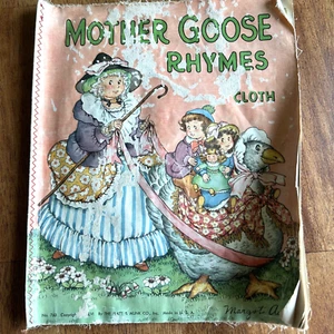 MOTHER GOOSE Rhymes 1956 Cloth Margot Austin #760 - Picture 1 of 8