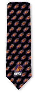 PHOENIX SUNS LOGOTIPOS LICENCIADO NBA NUEVA CORBATA DE SEDA MARLIN 4585 fija - Imagen 1 de 1