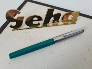 Geha 3V "M" Füllhalter Schulfüller grün 1. Generation ab 1963 Vintage RAR - Bild 1 von 4