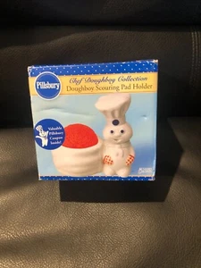 2003 Pillsbury Doughboy Poppin' Fresh Chef Red Gloves Scouring Pad Holder NEW - Picture 1 of 1
