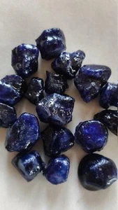 Extra Large Blue Sapphire Raw/Blue Sapphire Rough/5 pieces/11 to 20 mm - Picture 1 of 3