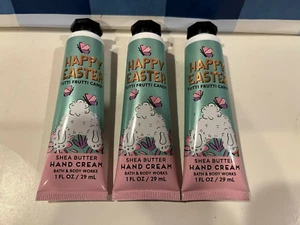 Bath & Body Works Shea Butter Hand Cream TUTTI FRUTTI CANDY HAPPY EASTER X3 NEW - Picture 1 of 2