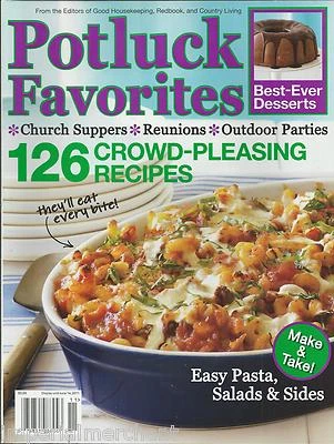 Potluck Favorites Magazine Church Suppers Reunions Outdoor Parties Pasta Recipe - Image 1 of 4