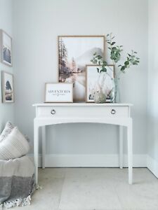 Spray Painted - White Stag Slim Console Table - Professionally Spray Painted