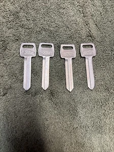 Lot of 4 New Ford OEM Oval Logo 1184FD H54 "H" Uncut Key Blanks Square Ignition - Picture 1 of 2