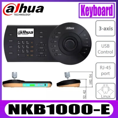 New Dahua NKB1000-E Network Keyboard Joystick Controller for PTZ Dome Camera NVR - Image 1 of 3