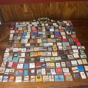 Lot Of 213 Vintage Advertisement ￼Matchbox’s Some With Match Sticks Still - Picture 1 of 20