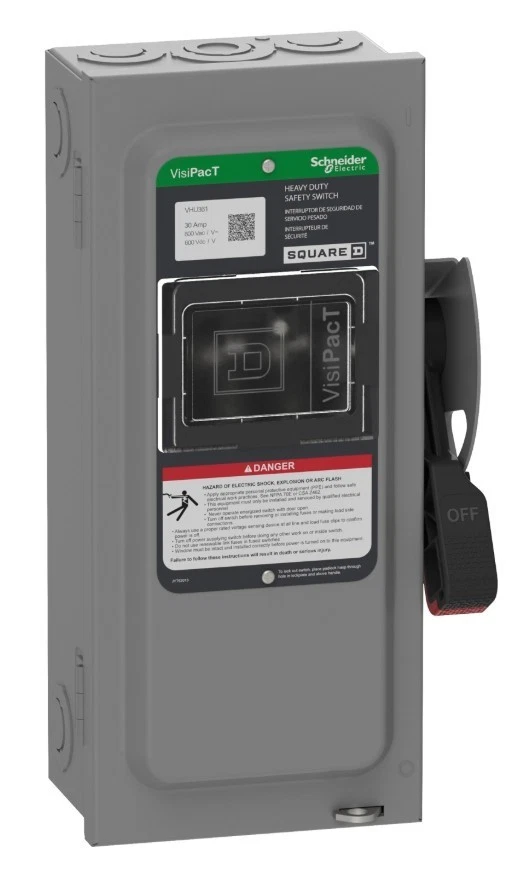 SCHNEIDER ELECTRIC VHU361N U 30A 600V 3Ph NN1 USED VisiPact Safety Switch - image 1 of 1