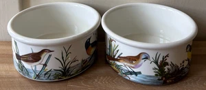 Set of 2 Portmeirion Birds of Britain Open Serving Bowls - Picture 1 of 13