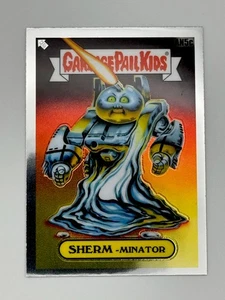 2021 Garbage Pail Kids Chrome Series 4 C-Name Variation SHERM MINATOR #AN5c SP - Picture 1 of 4