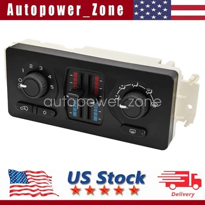Temperature Control Panel For Chevy Silverado GMC Sierra Yukon w/ Manual AC - Изображение 1 из 4
