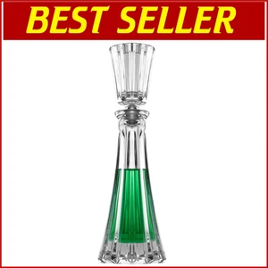 Sofisticada jarra de cristal de 8,6" con tapón de taza de 1,75 OZ - Hecha en Europa - Imagen 1 de 10