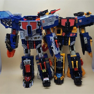 TRANSFORMERS Energon (2004) OMEGA SUPREME & SENTINEL Supreme [Incomplete] WORKS - Image 1 of 4