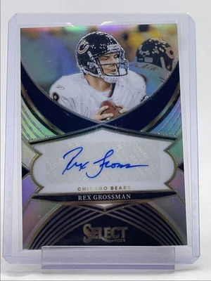 REX GROSSMAN 2024 SELECT SIGNATURES SILVER PRIZM BEARS AUTO Q2756 - Image 1 of 2