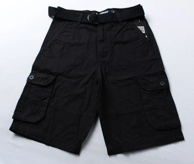 Pantalones Cortos Carga Southpole Niños Big Belted Ripstop Utility JL3 Negros Talla 14 Nuevos con Etiquetas Foto 1 de 3