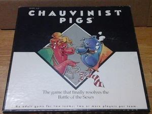 Vintage "Chauvinist Pigs" Game by Tiger Games 1991 Complete! - Picture 1 of 6