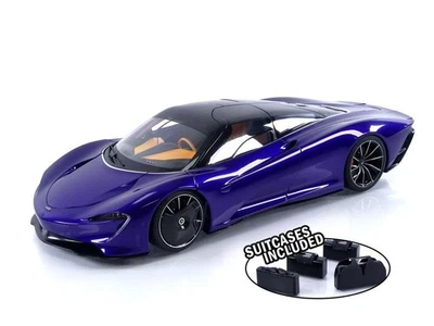 AUTOart 1/18 McLaren Speedtail Metallic Purple Model Car Japan - Image 1 of 4