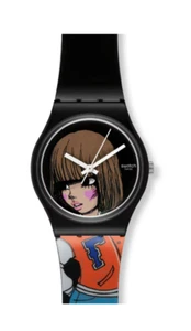 SWISS MADE SWATCH SPECIAL 2012 - GZ274 - Fafi o'Clock By Fafi - New - Picture 1 of 10