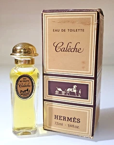 HERMES CALECHE ✿ VTG Mini Eau Toilette Miniature Perfume (7,5ml. = 0.25oz.) - Picture 1 of 11