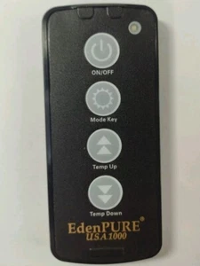 Genuine EdenPURE USA1000 Remote Control for Space Heater 4 Button w/Battery - Picture 1 of 3