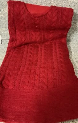 ⚡️Wondershop Cable Knit Tree Skirt Red Christmas Tree Skirt 48” (42”-54”) - Image 1 of 2