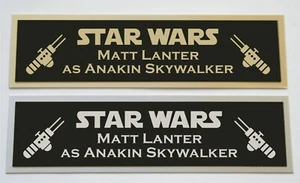 Matt Lanter Star Wars nameplate for signed autographed poster photo - Picture 1 of 2
