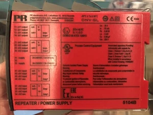 PR ELECTRONICS PR 5104B DNV-GL Repeater Power Supply Relay Module 24-230 VAC - Picture 1 of 3