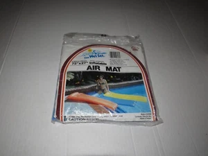Vintage 1984 The Wet Set 72"" x 27"" aufblasbare Vinyl Luftmatte Poolliege Schwimmer - Bild 1 von 2